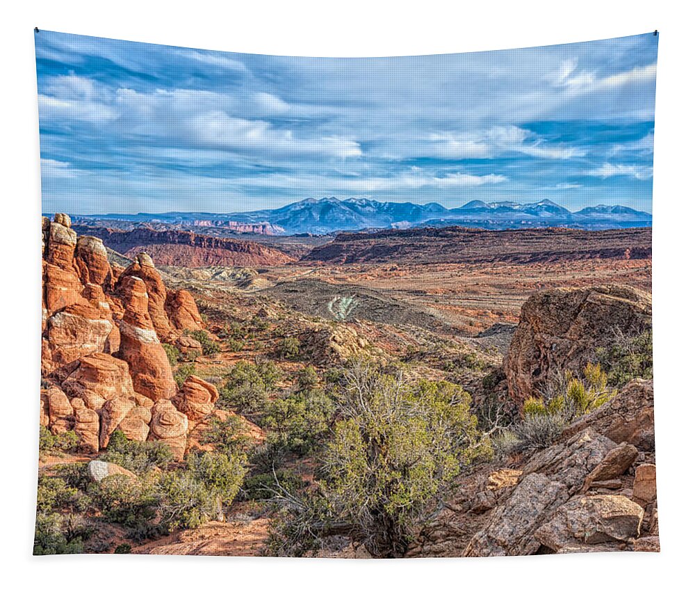 Landscape Tapestry featuring the photograph Far Horizon by John M Bailey