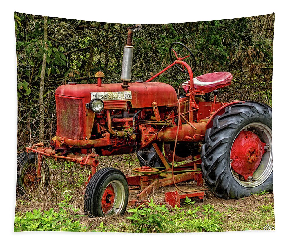 Christopher Holmes Photography Tapestry featuring the photograph Farmall Cub by Christopher Holmes