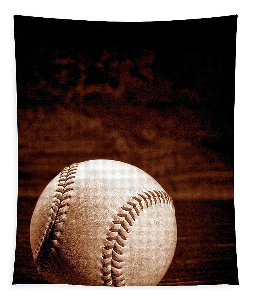 Baseball Tapestry featuring the photograph Favorite Pastime by Olivier Le Queinec