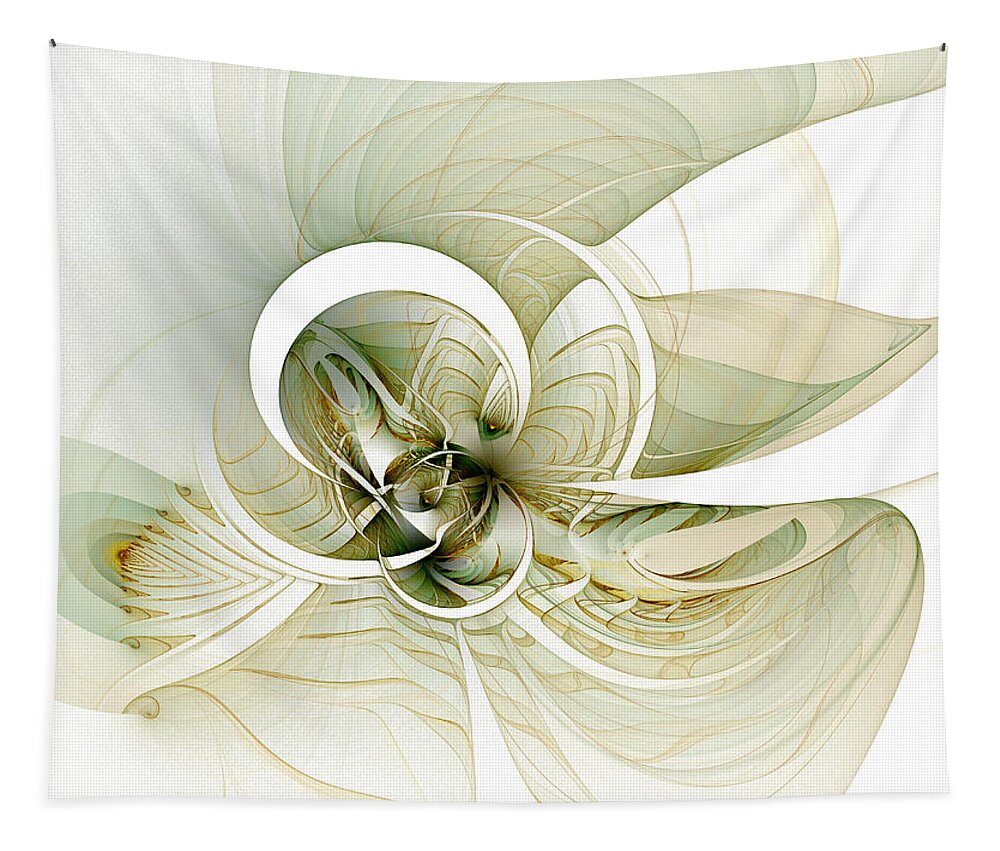 Digital Art Tapestry featuring the digital art Feather Your Nest by Amanda Moore