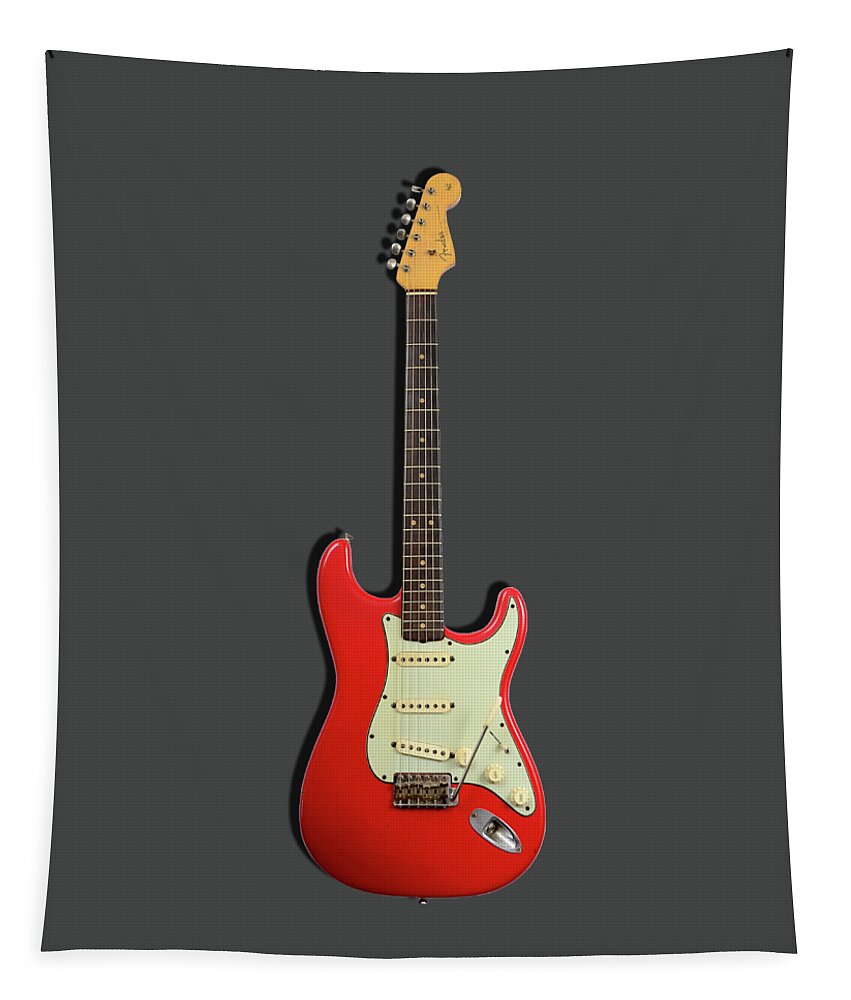 Fender Stratocaster Tapestry featuring the photograph Fender Stratocaster 63 by Mark Rogan
