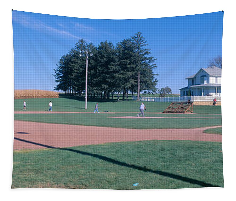 Photography Tapestry featuring the photograph Field Of Dreams Movie Set, Dyersville by Panoramic Images