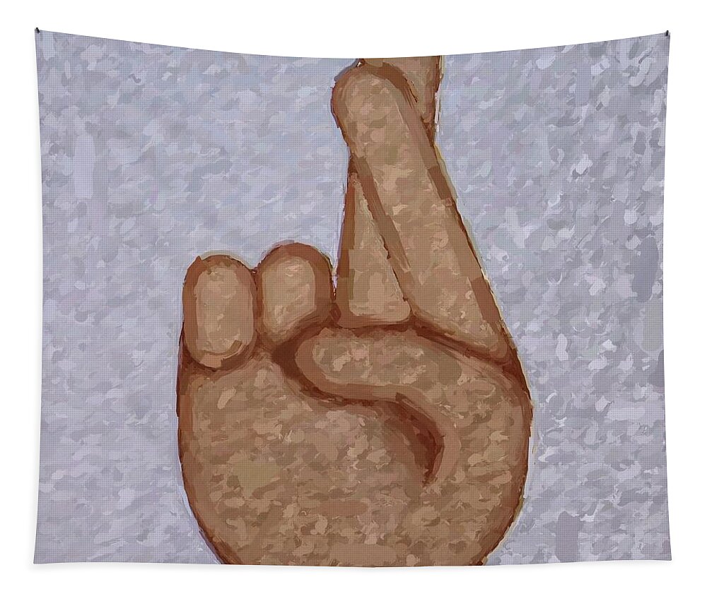 Cursed Emoji Hand - Cursed Emoji Hand - Tapestry