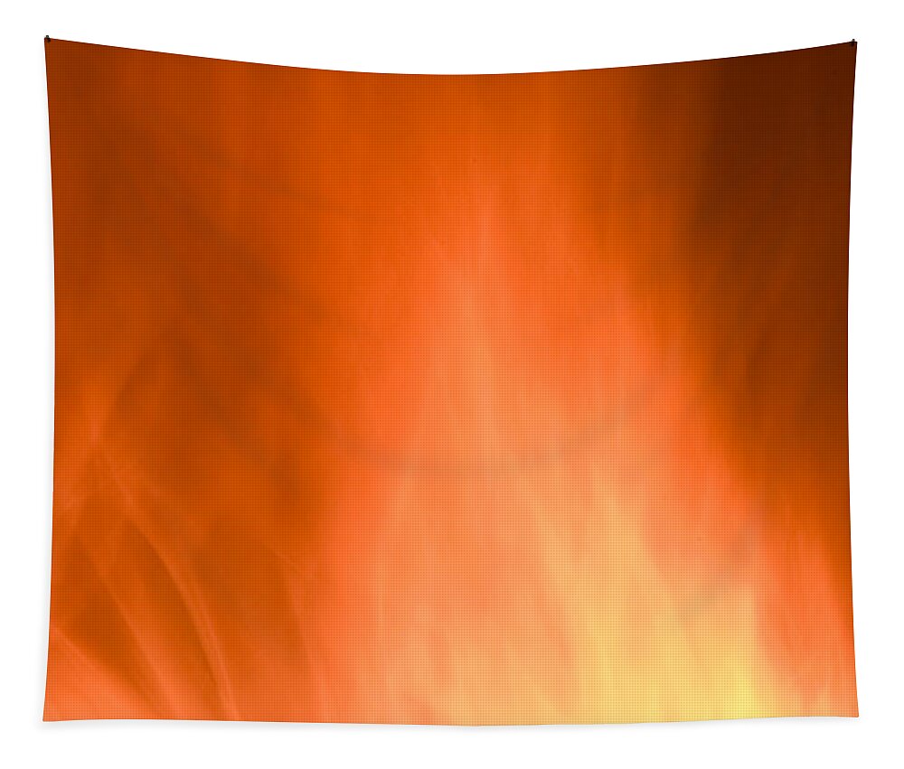 Flames Background Tapestry featuring the photograph Fire flames abstract background by Michalakis Ppalis