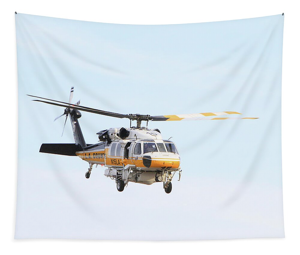 Fire Tapestry featuring the photograph Firehawk in Flight by Shoal Hollingsworth