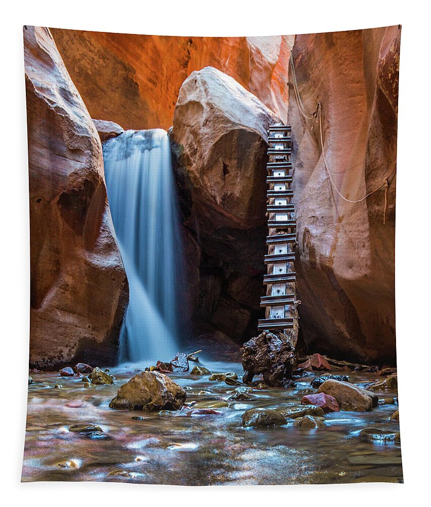 Photography Tapestry featuring the photograph First Ladder by Joe Kopp