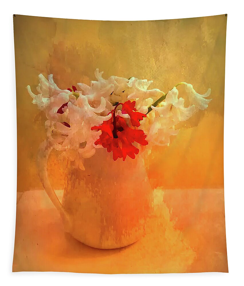 Flowers Tapestry featuring the photograph First of Spring by Peggy Dietz