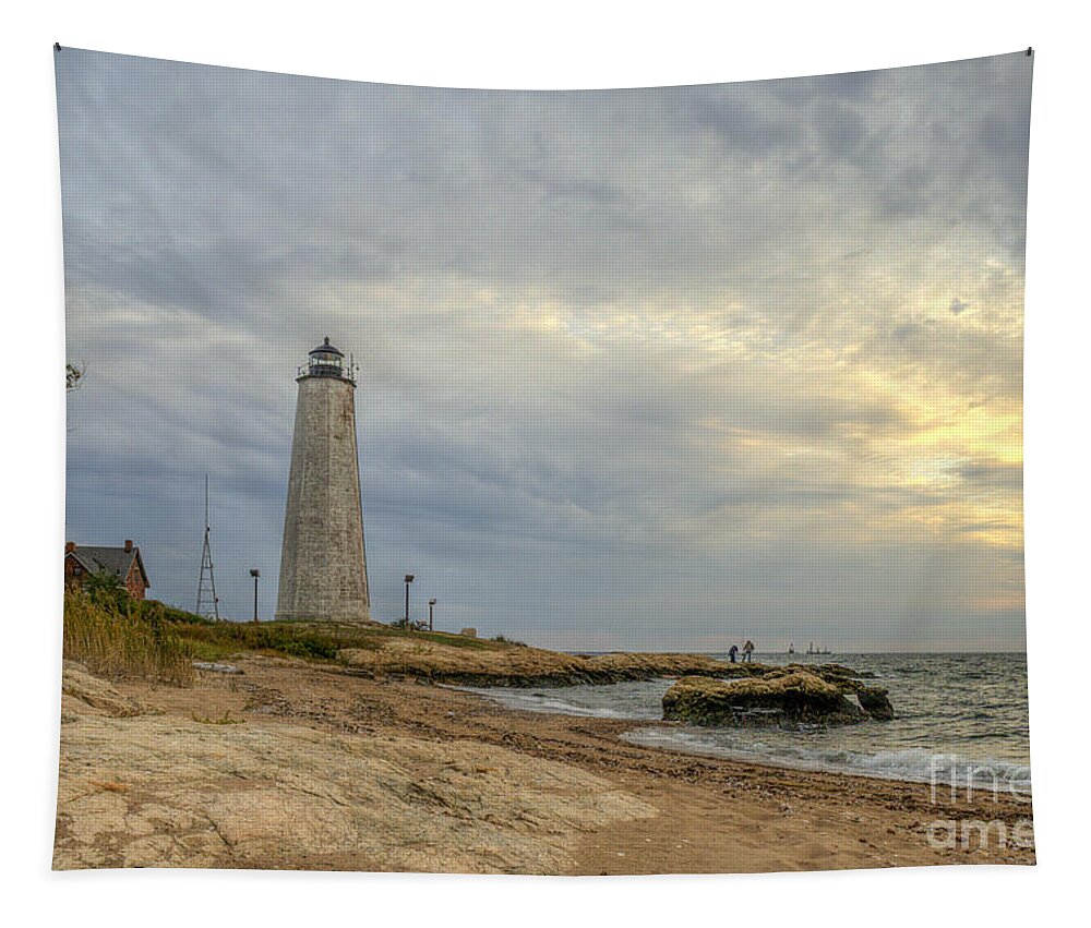 Hdr Tapestry featuring the photograph Five Mile Point by Scott Wood