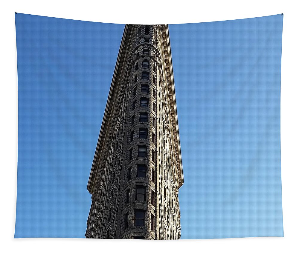 Flatiron Building Tapestry featuring the photograph FlatIron Building by Vic Ritchey