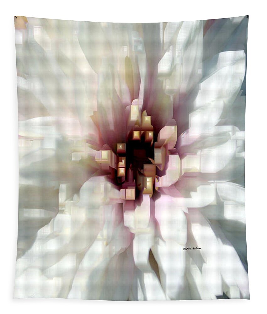 Art Tapestry featuring the digital art Flower 9257 by Rafael Salazar