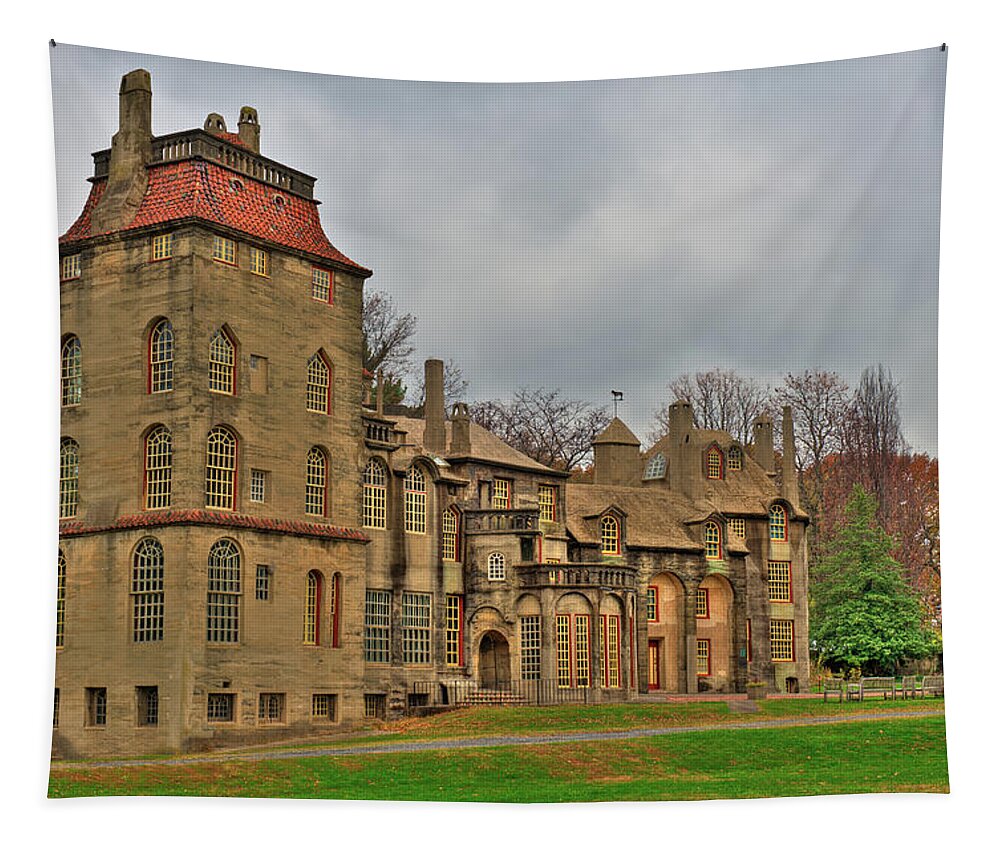 Fonthill Tapestry featuring the photograph Fonthill Castle by William Jobes