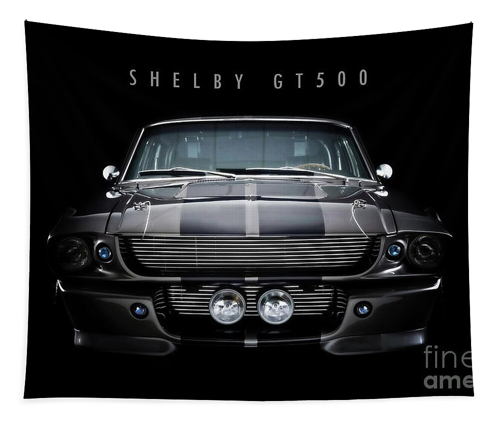 Ford Tapestry featuring the digital art Ford Shelby GT500 by Airpower Art