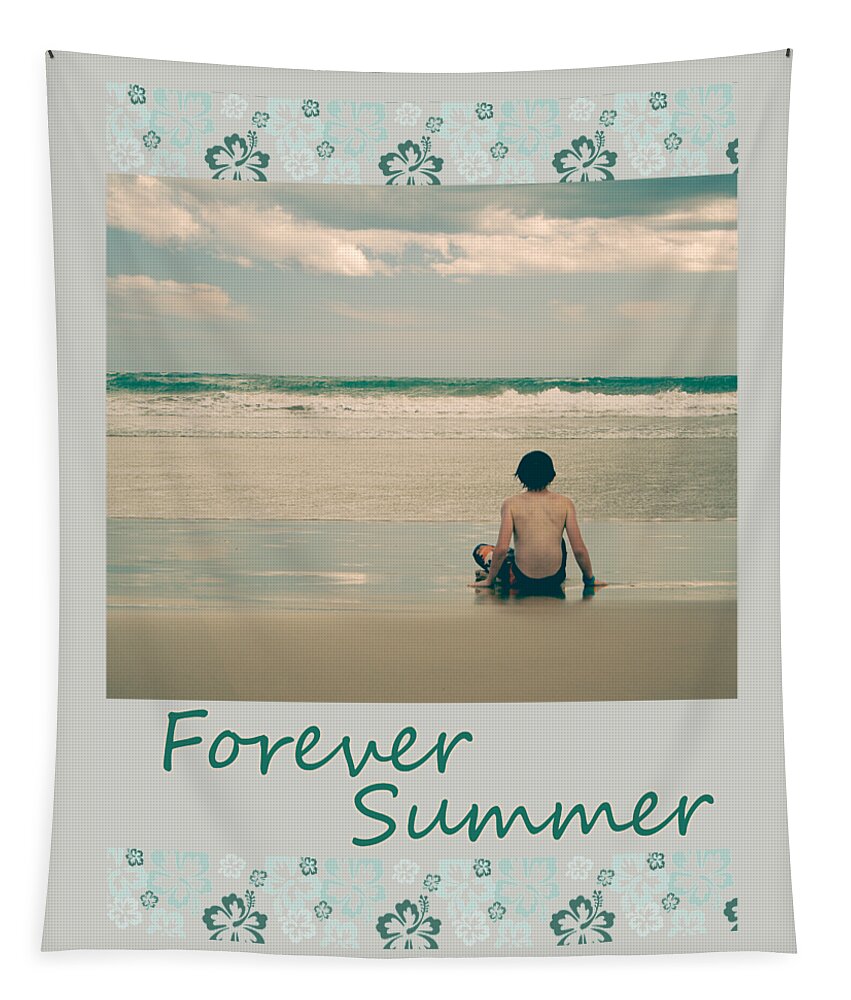 Surf Tapestry featuring the photograph Forever Summer 7 by Linda Lees
