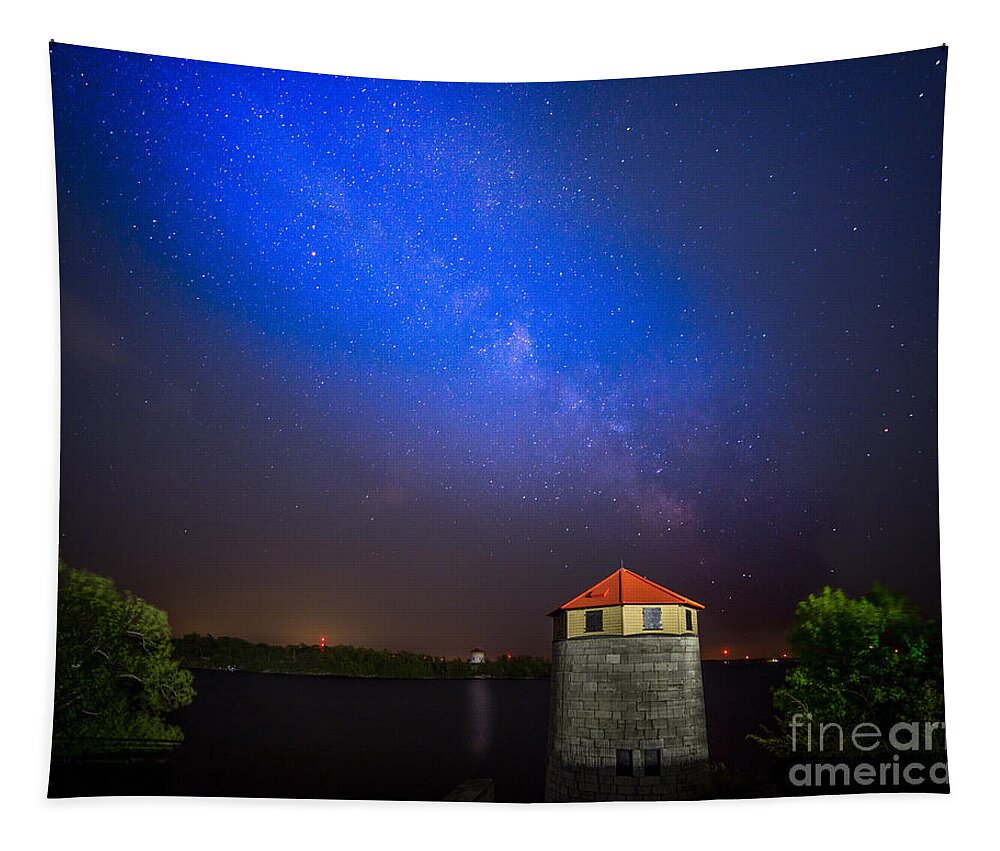 Branch Tower Tapestry featuring the photograph Fort Henry - Branch Tower East by Roger Monahan