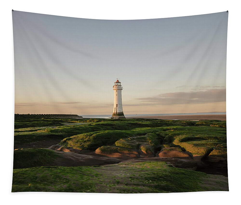 Fort Perch Lighthouse Tapestry featuring the photograph Fort Perch Lighthouse by Spikey Mouse Photography