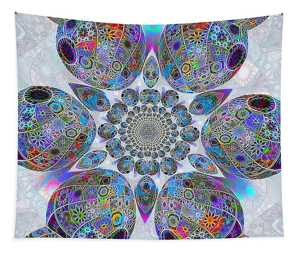 Fractals Tapestry featuring the photograph Fractal Meditations by Nick Heap