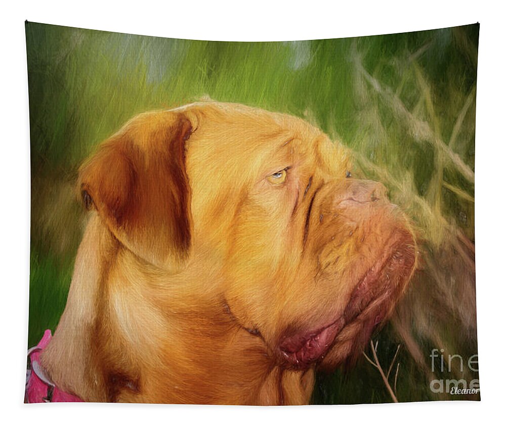 Dogs Tapestry featuring the photograph French Mastiff by Eleanor Abramson