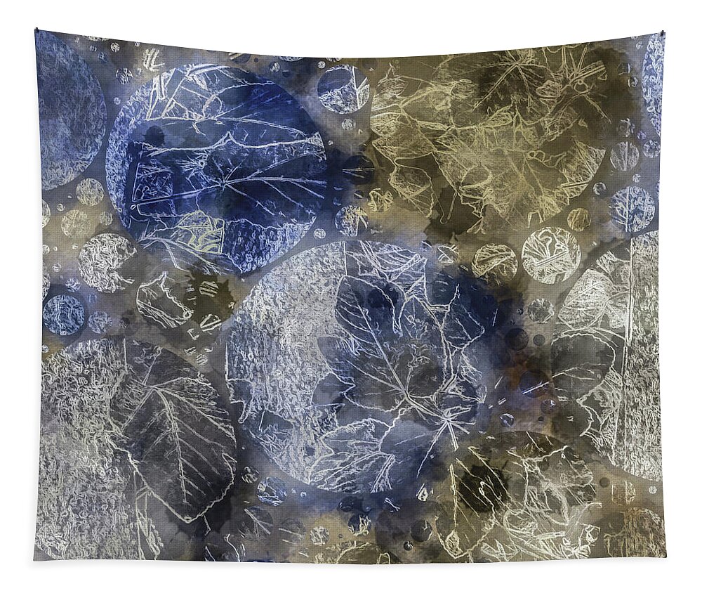 Pattern Tapestry featuring the photograph Frosted Leaves by Susan Eileen Evans
