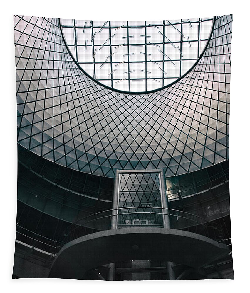 Abstract Tapestry featuring the photograph Fulton Center by Jessica Jenney