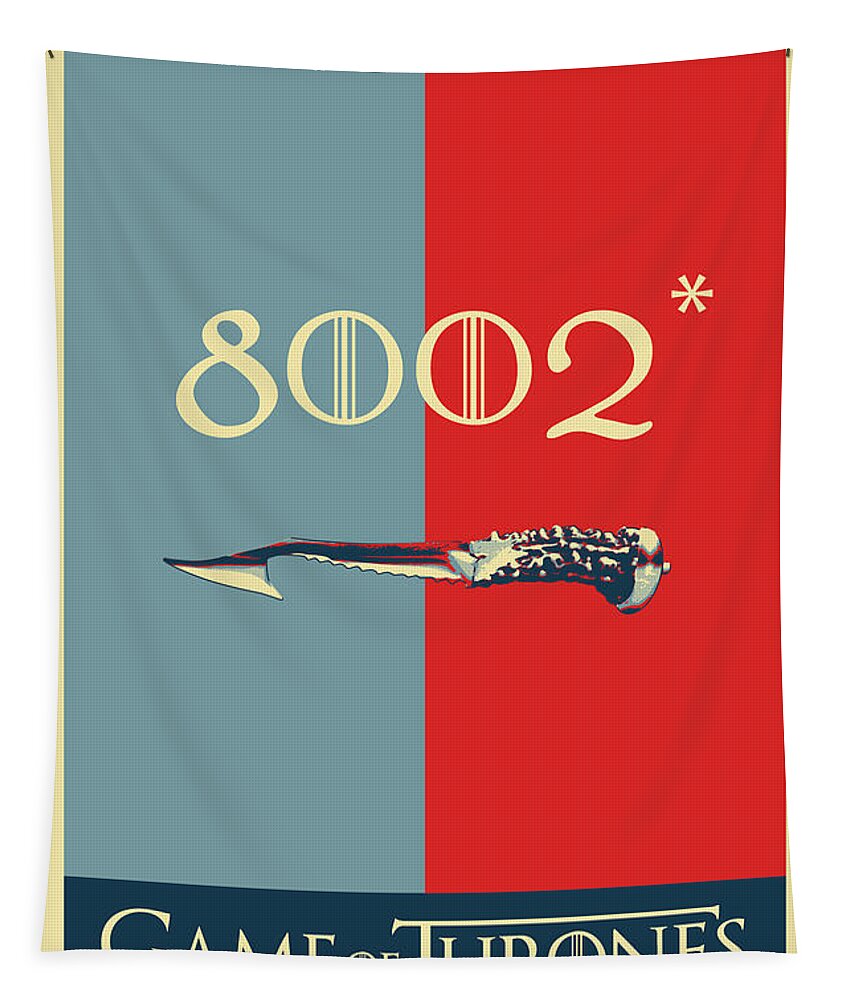 “in Stitches” Collection By Serge Averbukh Tapestry featuring the digital art Game of Thrones - 8002 by Serge Averbukh