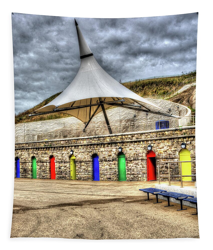 Gandalfs Hat Tapestry featuring the photograph Gandalfs Hat at Barry Island by Steve Purnell