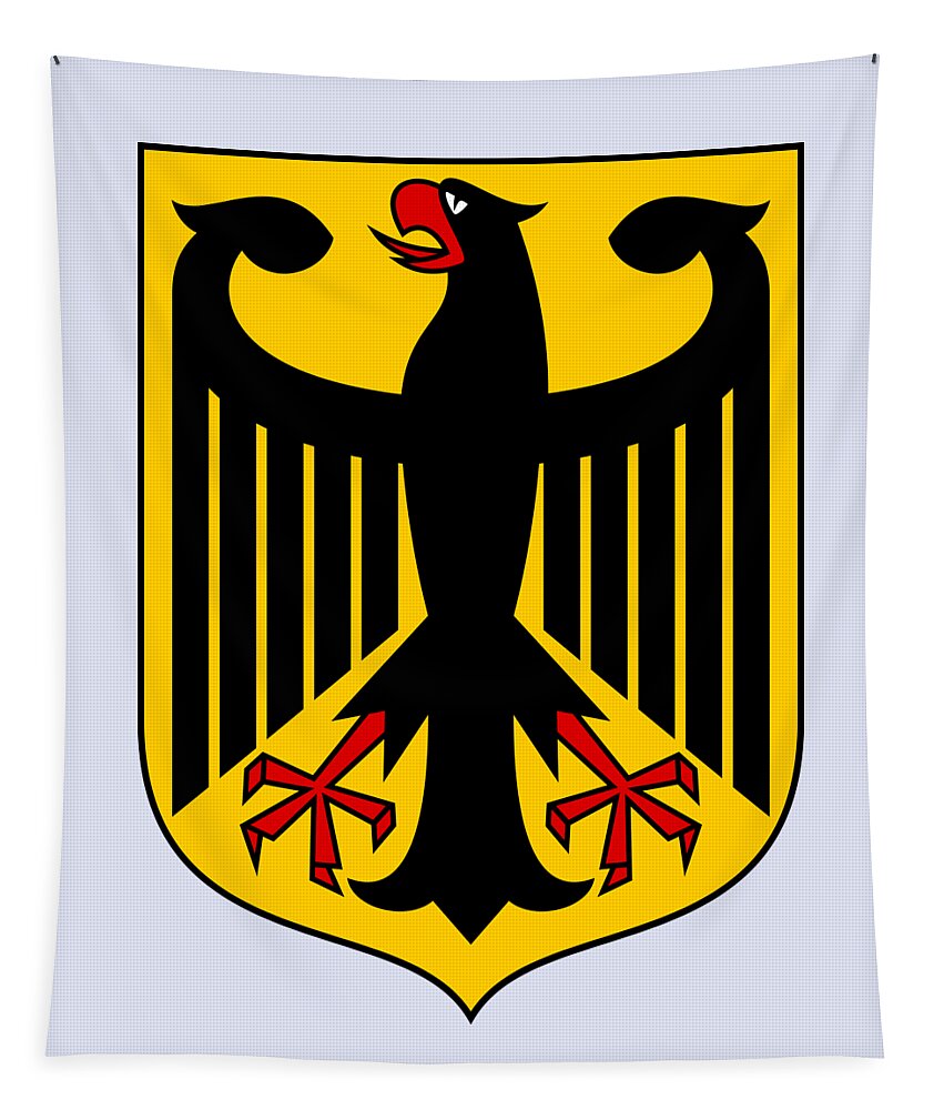 Germany Tapestry featuring the drawing Germany Coat of Arms by Movie Poster Prints