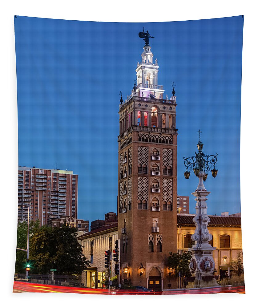 Giralda Tower Tapestry featuring the photograph Giralda Tower by Joe Kopp