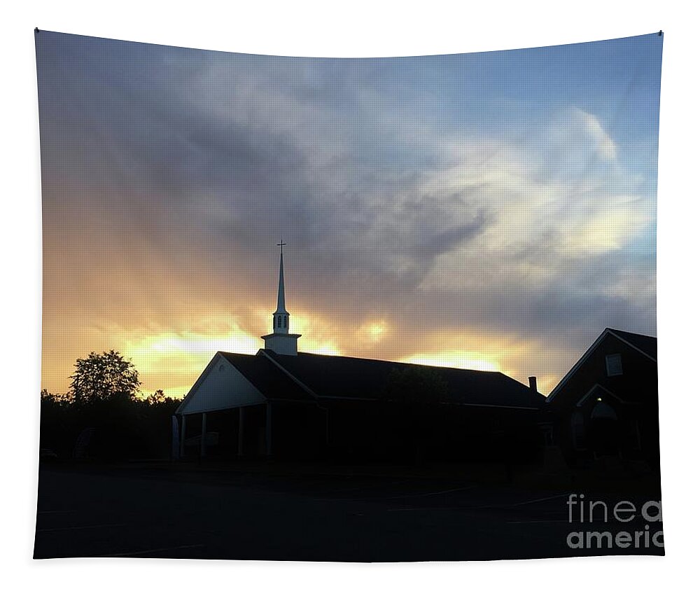 God Tapestry featuring the photograph Glory To God Sunset by Matthew Seufer