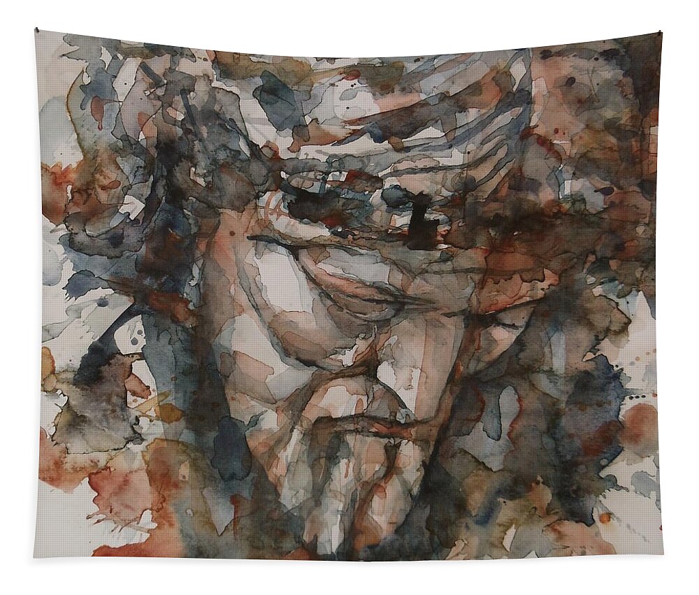 God Tapestry featuring the painting God is Great by Paul Lovering