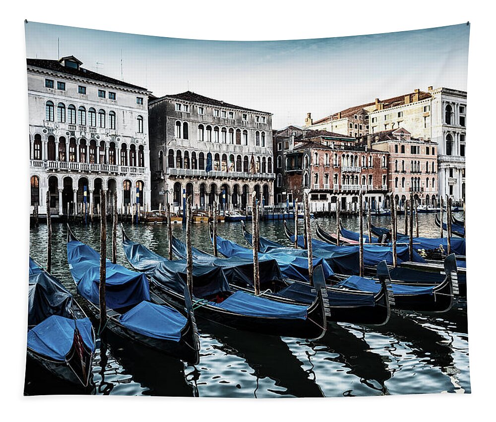 Gondola Tapestry featuring the photograph Gondolas by M G Whittingham