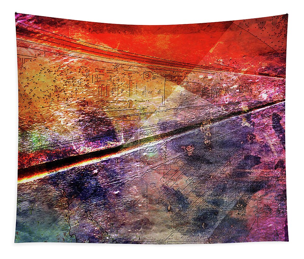 Gone Tapestry featuring the digital art Gone by Linda Carruth