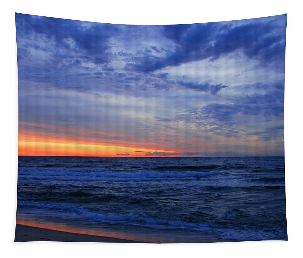 Jersey Shore Tapestry featuring the photograph Good Morning - Jersey Shore by Angie Tirado