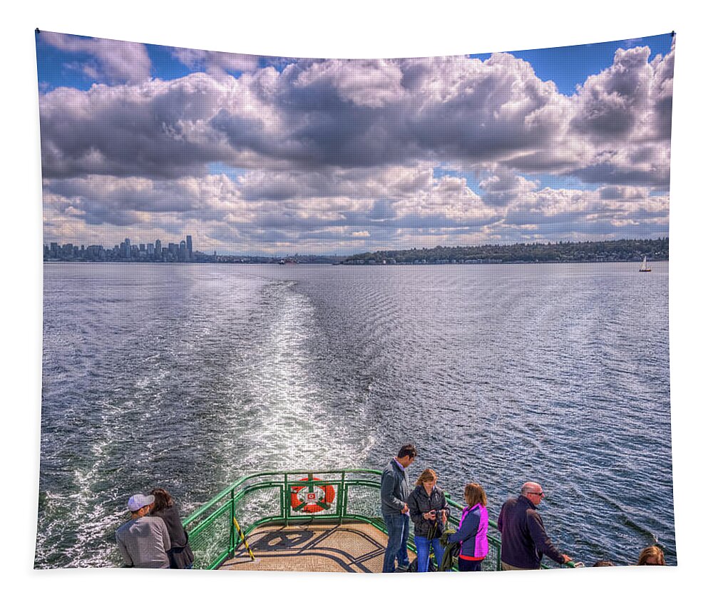 Seattle Tapestry featuring the photograph Goodbye Seattle by Spencer McDonald