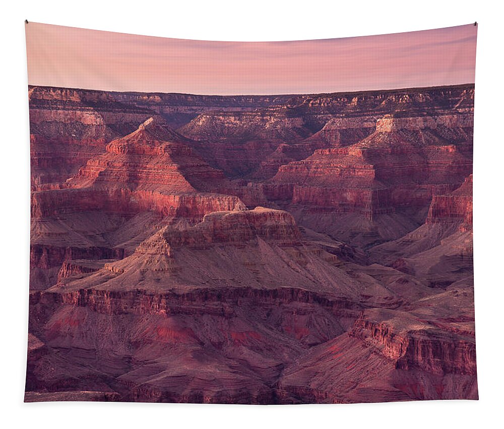 Grand Canyon National Park Tapestry featuring the photograph Grand Canyon Dusk 2 by Greg Nyquist