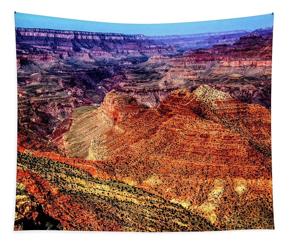 Arizona Tapestry featuring the photograph Grand Canyon Views No. 15 by Roger Passman