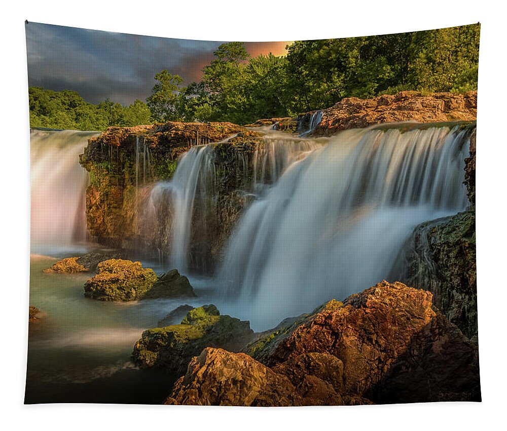 Falls Tapestry featuring the photograph Grand Falls by Allin Sorenson