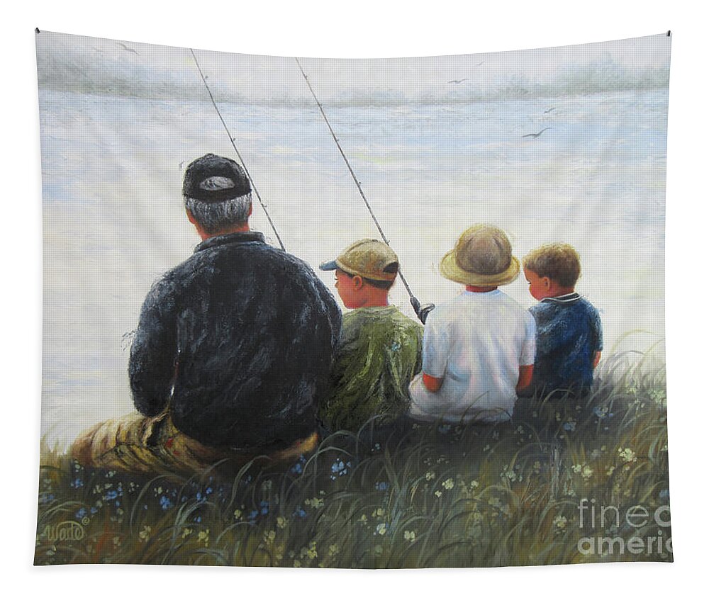 https://render.fineartamerica.com/images/rendered/default/flat/tapestry/images/artworkimages/medium/1/grandpa-and-three-boys-fishing-vickie-wade.jpg?&targetx=-71&targety=0&imagewidth=1073&imageheight=794&modelwidth=930&modelheight=794&backgroundcolor=D7D9D9&orientation=1&producttype=tapestry-50-61
