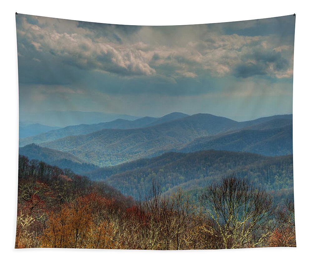 Great Smoky Mountains Tapestry featuring the photograph Great Smoky Mountains by Brenda Jacobs