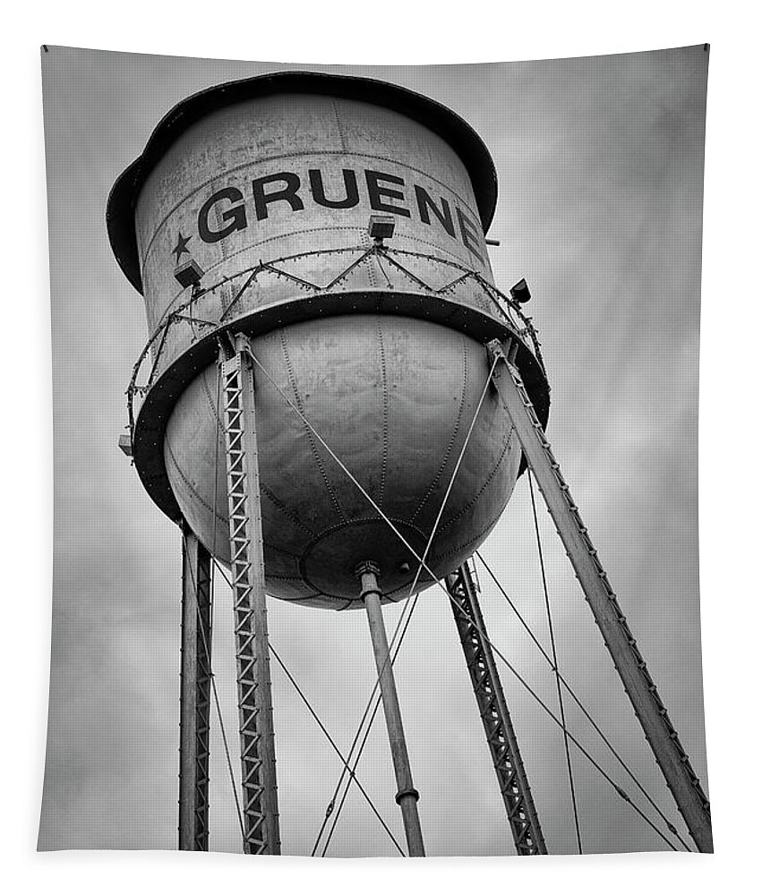 Gruene Tapestry featuring the photograph Gruene Water Tower by Stephen Stookey