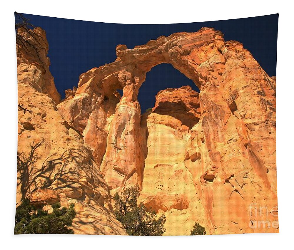 Grosvenor Arch Tapestry featuring the photograph Grosvenor Arch Landscape by Adam Jewell