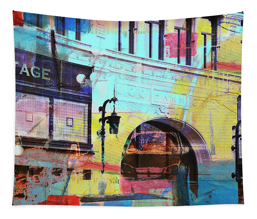 Minnesota Art Tapestry featuring the photograph Hamm Building St. Paul by Susan Stone