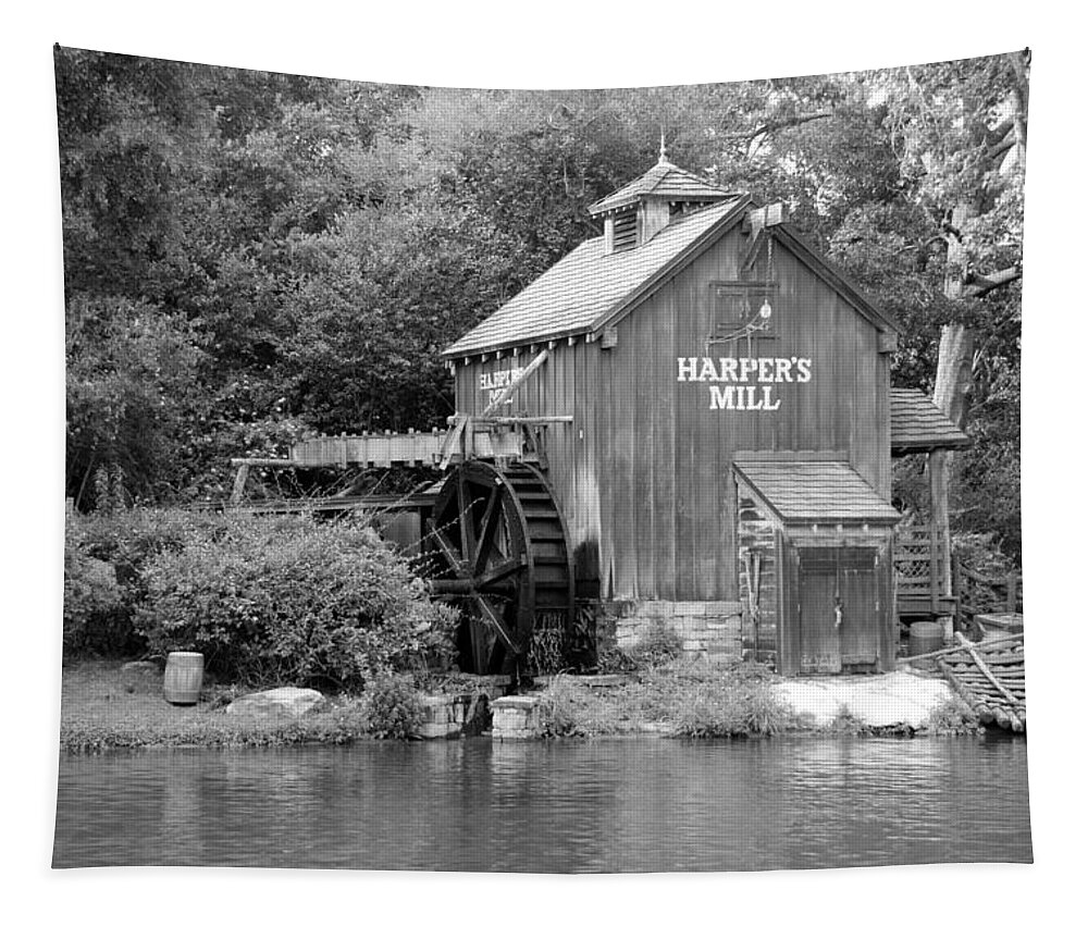 Magic Kingdom Tapestry featuring the photograph Harpers Mill by Rob Hans