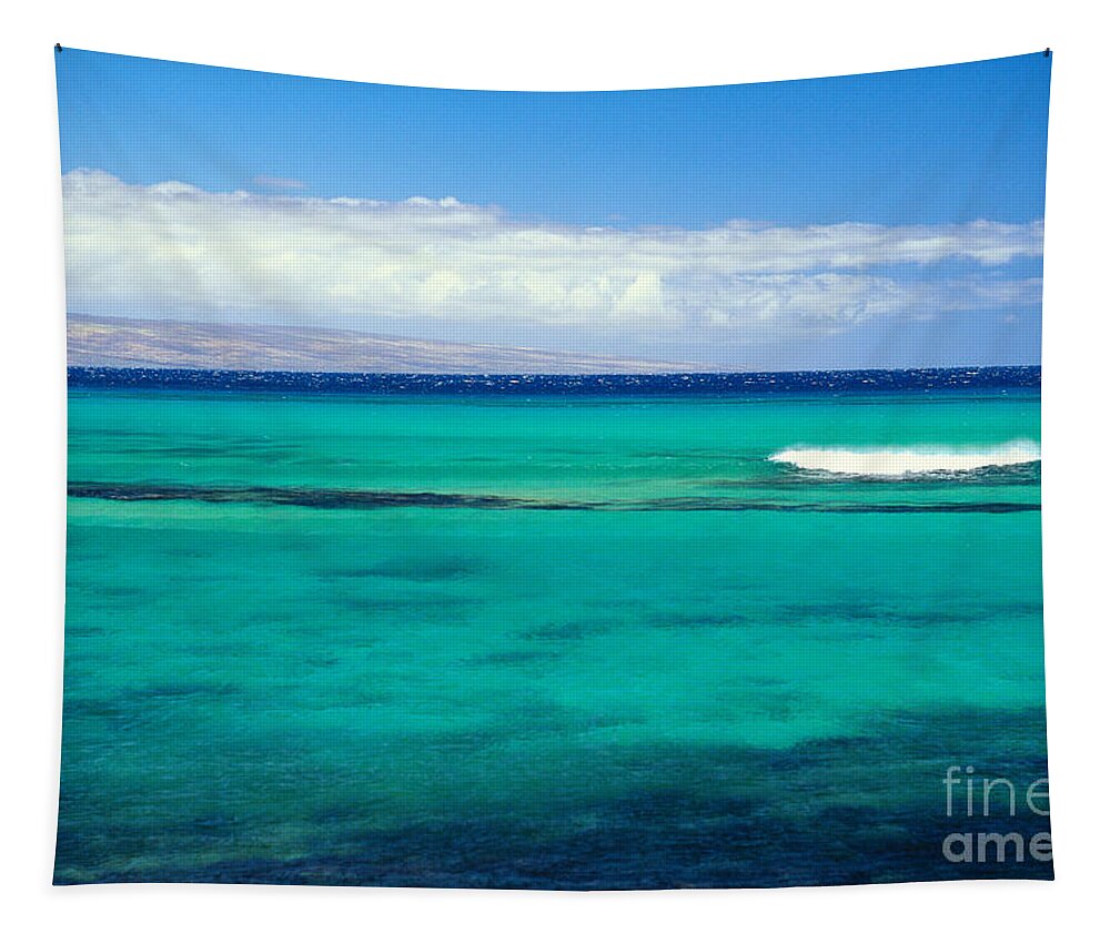 Aqua Tapestry featuring the photograph Hawaii, Maui by Carl Shaneff - Printscapes