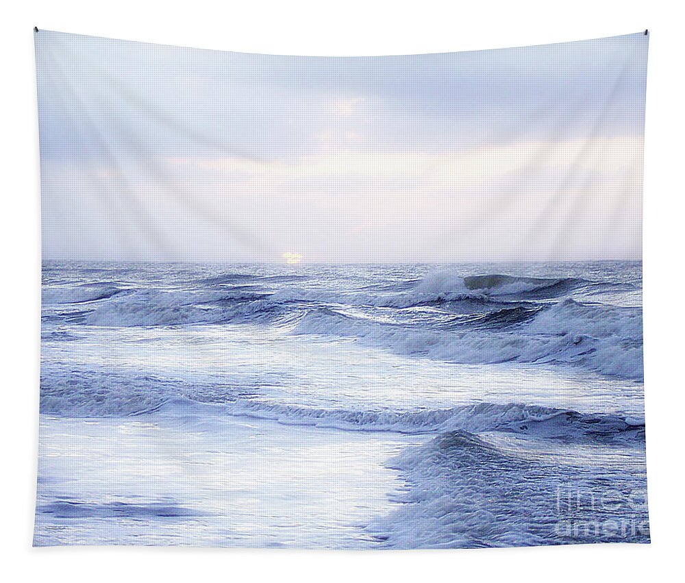 Photography Tapestry featuring the photograph Hazy Morning Sunrise by Phil Perkins