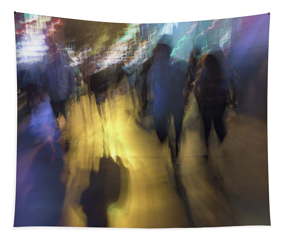 Party Tapestry featuring the photograph Heading to the Party by Alex Lapidus