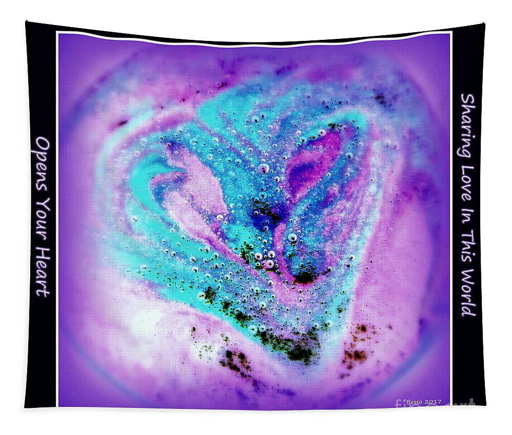 Heart Tapestry featuring the photograph Heart Swirl Sedona by Mars Besso