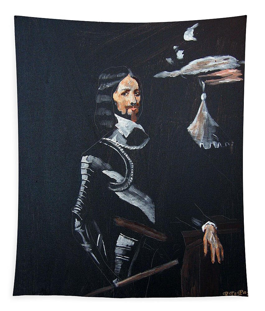 Armour Tapestry featuring the painting Henry Ireton 2 by Richard Le Page