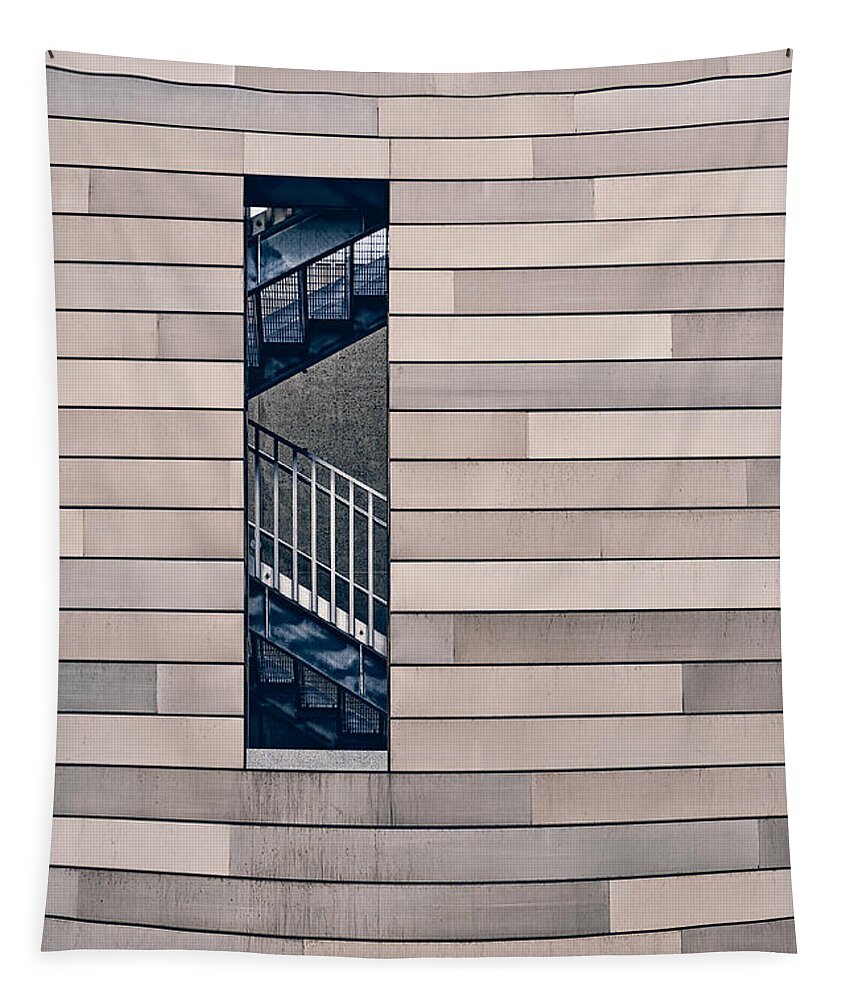 Architecture Tapestry featuring the photograph Hidden Stairway by Scott Norris