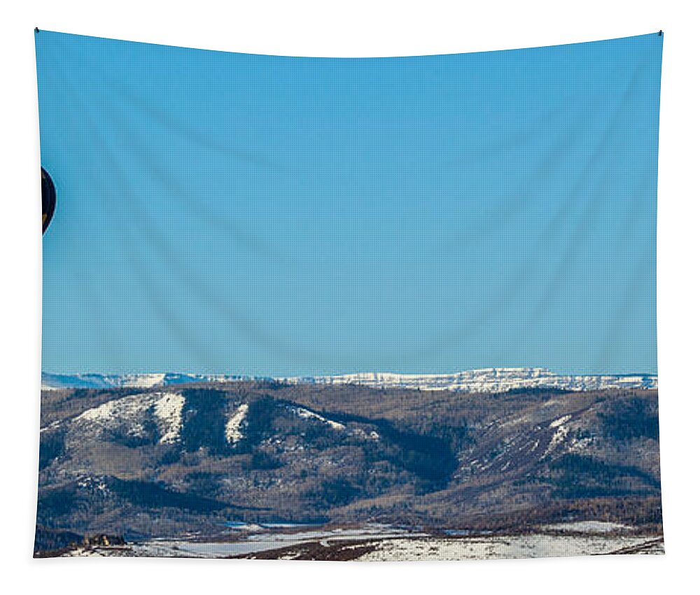 Steamboat Tapestry featuring the photograph High Above by Kevin Dietrich