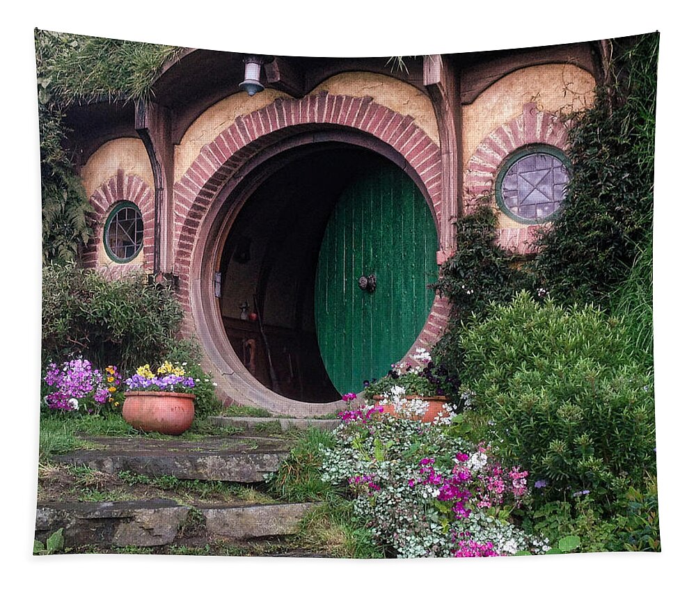 Photograph Tapestry featuring the photograph Hobbit House by Richard Gehlbach
